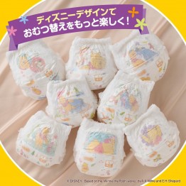 Goon 大王 學習褲 大碼 L 58片 ⭐日本限定 DISNEY JUMBO版+增量 56+2枚⭐ 9-14kgs | 原箱優惠x3包裝, 低至$97/包($1.67/片)
